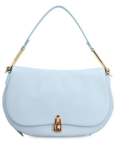 Coccinelle Magie Soft Leather Handbag - Blue