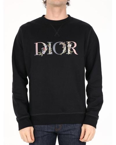 Dior Dior Flowers Sweatshirt Black
