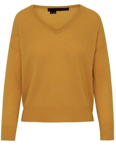 360cashmere Yellow Cashmere Tegan Sweater