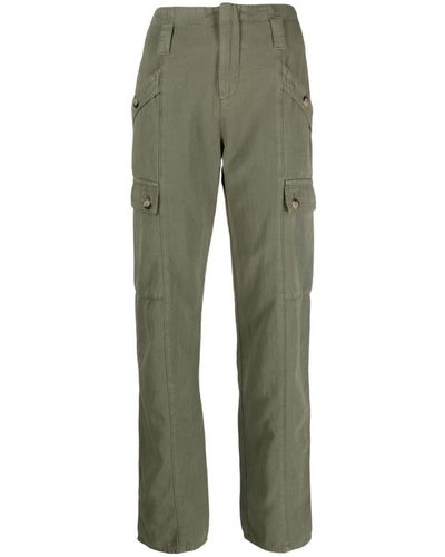 Ba&sh Dada Low-waist Cargo Trousers - Green