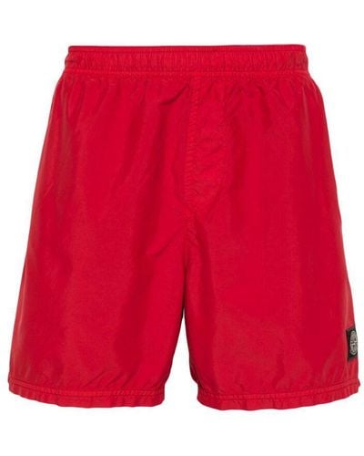 Stone Island Shorts - Red