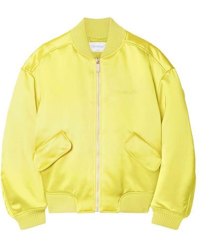 Off-White c/o Virgil Abloh Off- Outerwears - Yellow