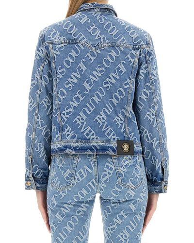 Versace Jeans Couture Monogram Jacket - Blue