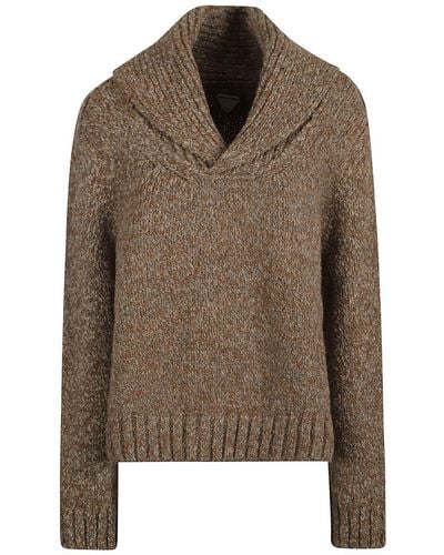 Bottega Veneta Sweaters - Brown