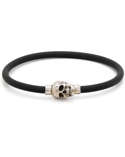 Alexander McQueen Rubber Cord Skull Bracelet - Multicolor