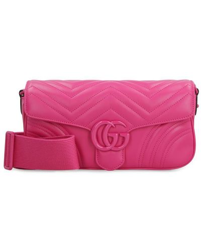 Gucci gg Marmont Shoulder Bag - Pink