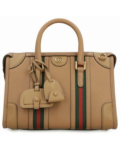 Gucci Bauletto Handbag - Brown