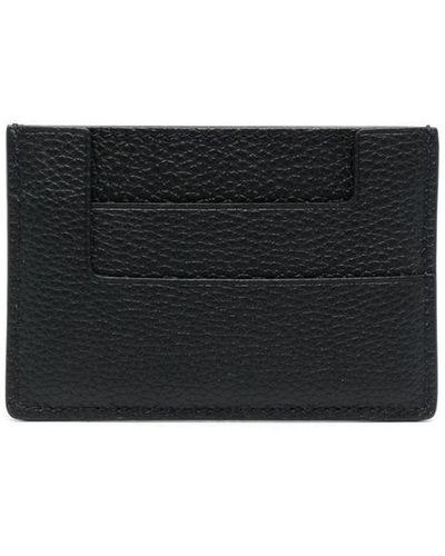 Tom Ford Card Holder With Tf Plate - Black