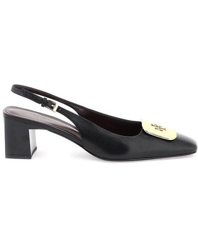 Tory Burch Georgia Slingback Décol - Black