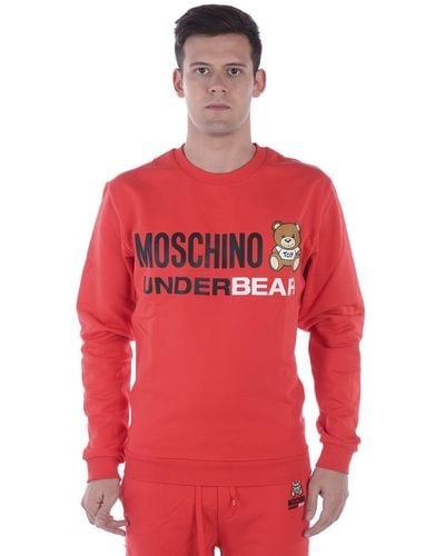 Moschino Underwear Sweatshirt Hoodie - Red