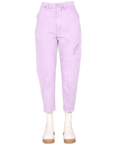 Stella McCartney Jeans With Embroidered Logo - Multicolour