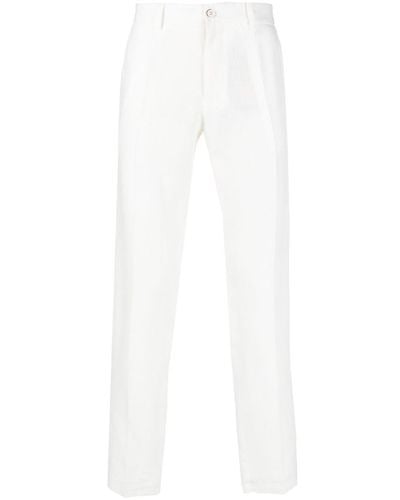 Dolce & Gabbana Linen Pants - White