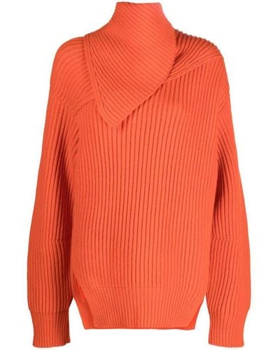 Jil Sander Sweatshirts - Orange