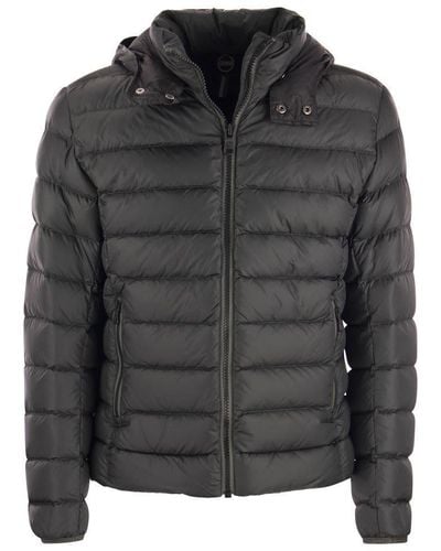 Colmar E-concrete - Down Jacket With Detachable Hood - Black