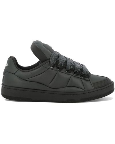 Lanvin Curb Xl Nylon Trainers - Black