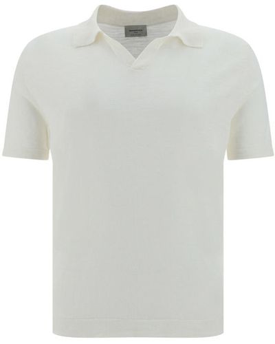 Brooksfield Polo Shirts - White
