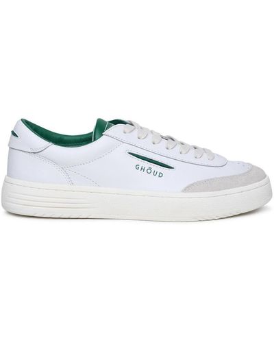 GHŌUD 'Lido' Leather Sneakers - White