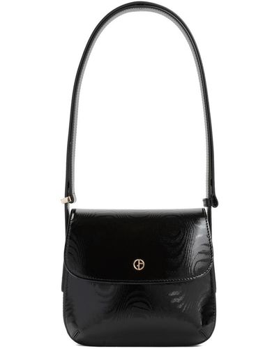 Giorgio Armani Mall Shoulder Bag - Black