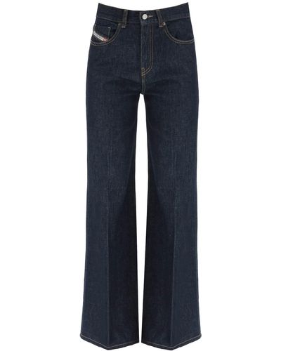 DIESEL Library Flared Jeans - Blue