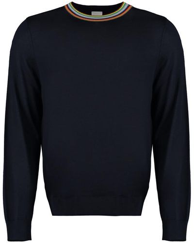 Paul Smith Fine-knit Sweater - Blue