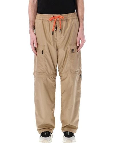 3 MONCLER GRENOBLE Cargo Trousers - Natural