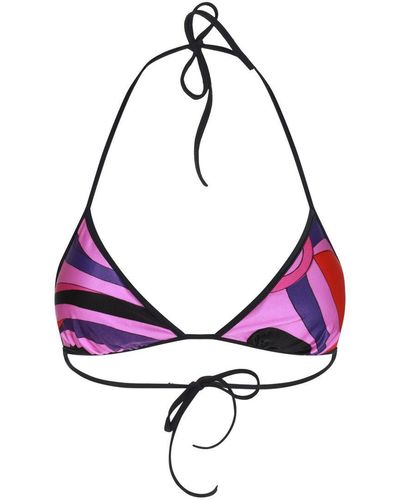 Emilio Pucci Top Beachwear - Purple