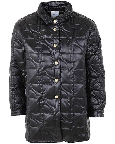 Patou Jp Quilted Overshirt Clothing - Black