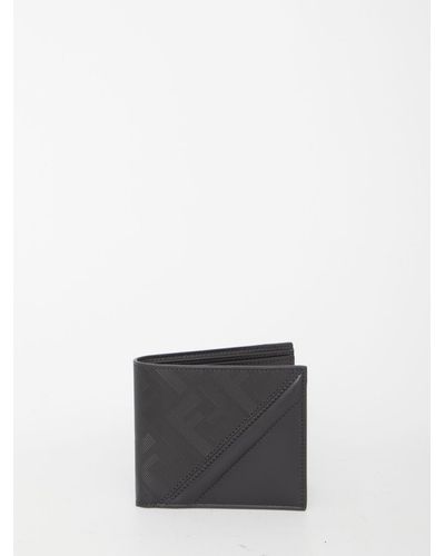 Fendi Shadow Diagonal Wallet - White