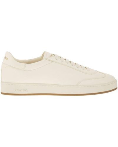 Church's Largs - Suede And Deerskin Sneaker - White