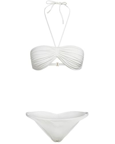 Sucrette Bikinis Swimwear - White