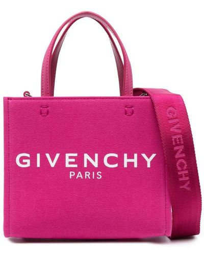 Givenchy G Mini Canvas Tote - Pink