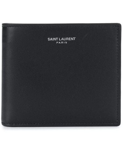 Saint Laurent Leather Wallet - Black