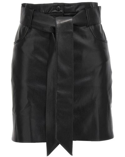 Nanushka 'meda' Miniskirt - Black