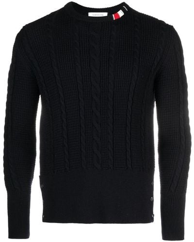 Thom Browne Striped Shirt - Black