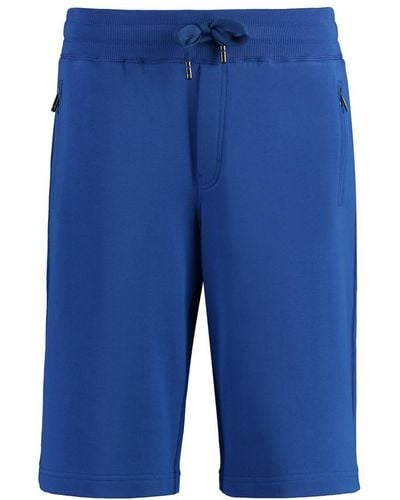 Dolce & Gabbana Cotton Bermuda Shorts - Blue