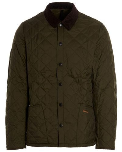 Barbour Olive Heritage Liddesdale Jacket - Green