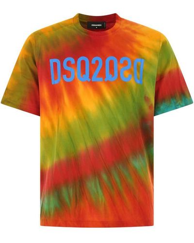 DSquared² Multicolor Cotton T-shirt