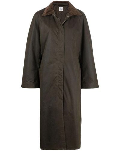 Totême Country Single-breasted Coat - Black