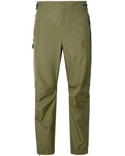 3 MONCLER GRENOBLE Green Polyester Trousers