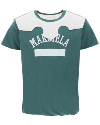 Maison Margiela Décortiqué T Shirt - Green