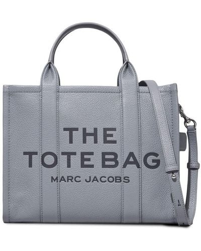Marc Jacobs The Leather Medium Tote Bag - Gray