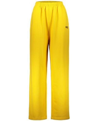 Balenciaga JOGGING Pants In Yellow Clothing