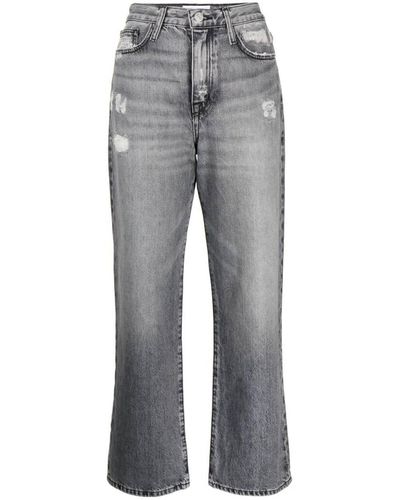 FRAME Le Jane Cropped Jeans - Gray