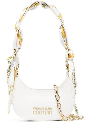 Versace Thelma Logo-plaque Shoulder Bag - White