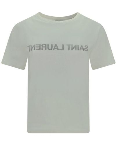 Saint Laurent T-Shirts - Gray