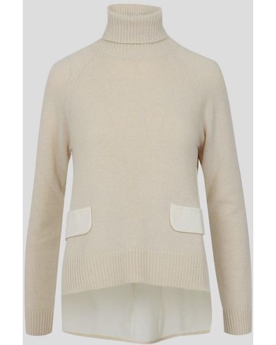 Semicouture Sweaters - Natural