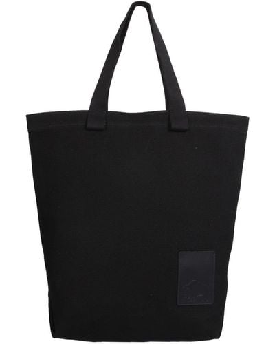Il Bisonte Canvas Shopping Bag - Black