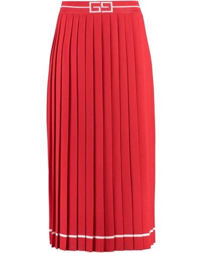 Gucci Cruise Skirts Red