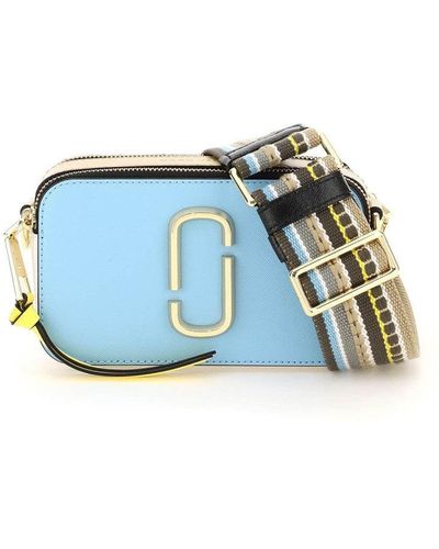 Marc Jacobs Snapshot Leather Cross-body Bag - Blue