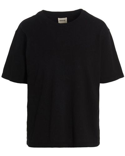 Khaite Mae T-shirt Black